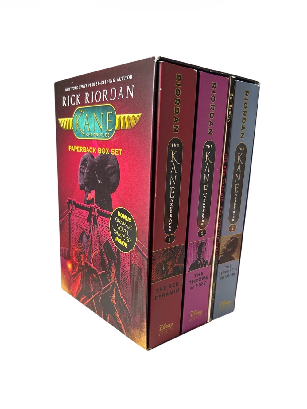 The Kane Chronicles Paperback Box Set of 3 EUC Books